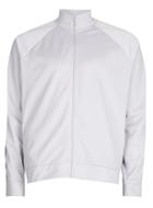Topman Mens Grey And Black Taping Track Top