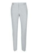 Topman Mens Grey Selected Homme Light Gray Slim Fit Suit Pants