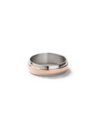 Topman Mens Grey Silver Look Two Tone Ring*