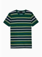 Selected Homme Mens Selected Homme Green Mullan Stripe T-shirt