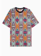 Topman Mens Multi Diamond Oversized T-shirt