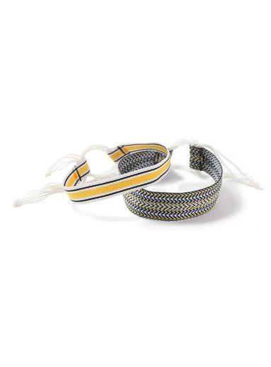 Topman Mens Yellow Festival Bracelet Pack*