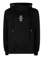 Topman Mens Art Disco Black Take The Money And Run Hoodie*