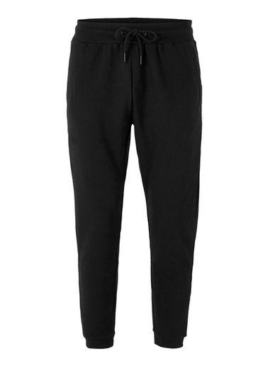 Topman Mens Black 'ottoman' Joggers