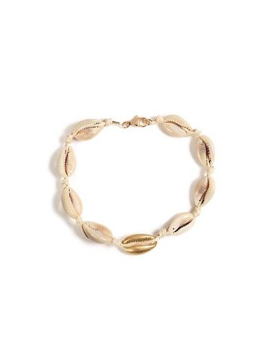 Topman Mens Cream Cow Shell Bracelet*