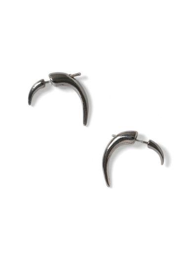 Topman Mens Silver Tiny Drop Earrings*