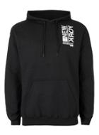 Topman Mens Black New York Print Oversized Hoodie