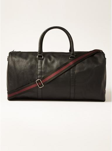 Topman Mens Black Holdall Bag