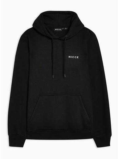 Nicce Mens Nicce Black Original Logo Hoodie