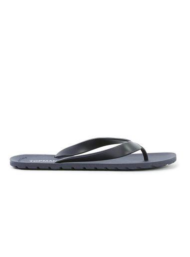 Topman Mens Blue Navy Flip Flops