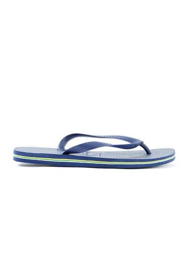 Topman Mens Blue Havaianas Navy Brazil Logo Flip Flops