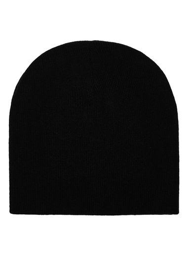 Topman Mens Black 'non Real' Beanie