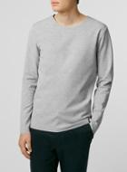Topman Mens Mid Grey Selected Homme Grey Long Sleeve T-shirt
