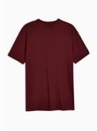 Topman Mens Red Burgundy T-shirt