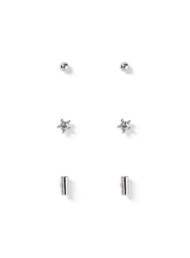 Topman Mens Gold Geometric Stud Earrings*