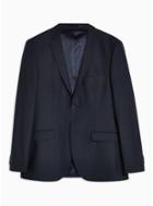 Topman Mens Navy Skinny Blazer