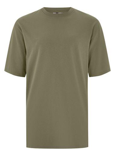 Topman Mens Blue Green '90s Oversized T-shirt