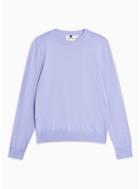 Topman Mens Purple Lilac Essential Sweater