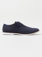 Topman Mens Blue Navy Perf Desert Shoes