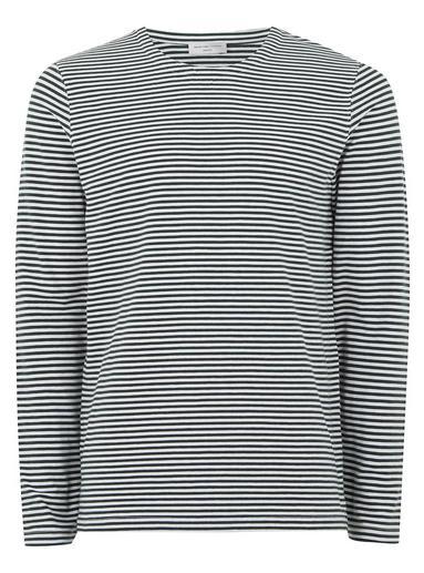 Topman Mens Multi Selected Homme's White And Green Stripe T-shirt
