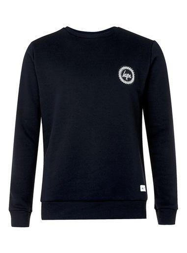 Topman Mens Blue Hype Navy Badge Sweatshirt*
