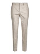 Topman Mens Stone Crosshatch Wool Skinny Fit Suit Pants