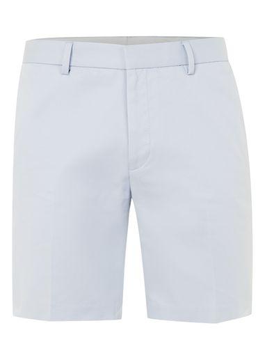 Topman Mens Light Blue Twill Cotton Formal Shorts