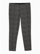 Topman Mens Black And White Jacquard Print Joggers