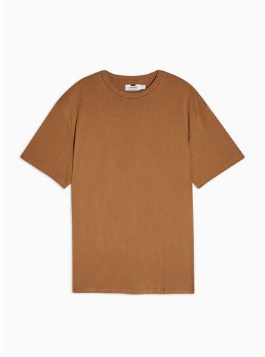 Topman Mens Brown Oversized T-shirt