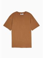 Topman Mens Brown Oversized T-shirt