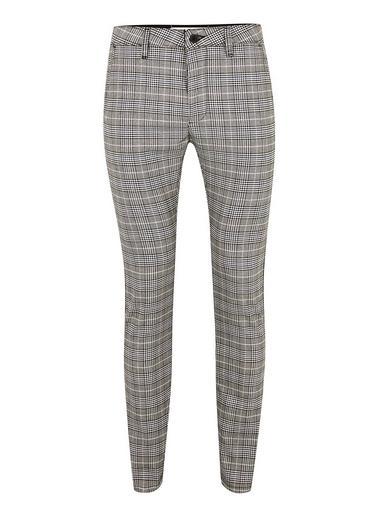 Topman Mens Grey Gray Prince Of Wales Check Pants