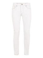 Topman Mens White Contrast Stitch Stretch Skinny Jeans