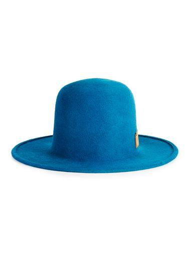 Topman Mens Simon And Mary Blue Wool Hat