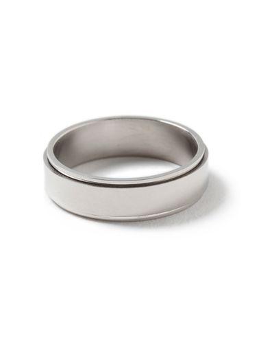Topman Mens Silver Look Spinner Ring*