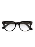 Topman Mens Black Framed Reader Glasses