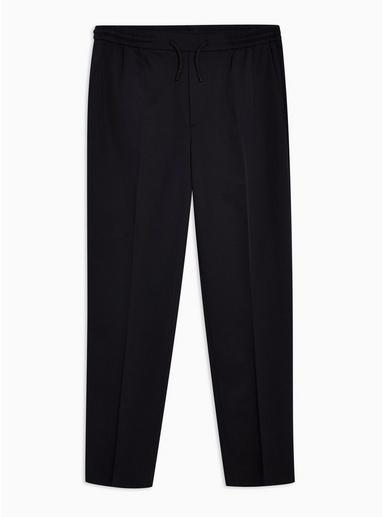 Topman Mens Navy Crop Joggers