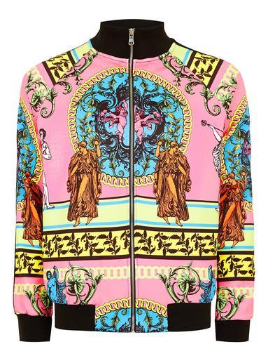 Topman Mens Multi Cherub Track Top