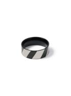 Topman Mens Silver Stripe Ring*