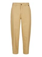 Topman Mens Brown Selected Homme Relaxed Fit Pants