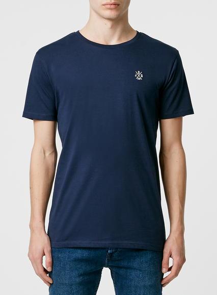 Topman Mens Blue Jog On Navy T-shirt*