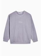 Topman Mens Grey Wash Amersterdam Sweatshirt