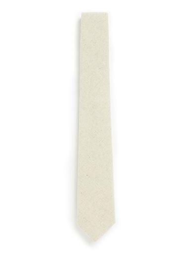Topman Mens Brown Stone Oxford Tie