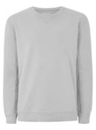 Topman Mens Grey Washed Gray Premium Sweatshirt