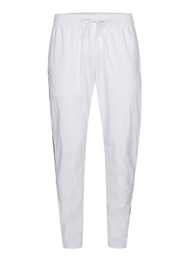 Topman Mens White Piping Shell Joggers