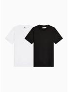 Topman Mens Multi Black And White Classic T-shirt 2 Pack*