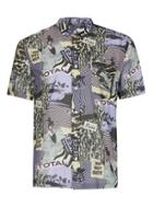 Topman Mens Multi No Way Back Short Sleeve Shirt