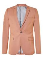 Topman Mens Stucco Pink Ultra Skinny Fit Suit Jacket