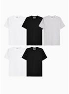 Topman Mens Multi Assorted Colour T-shirt 5 Pack*
