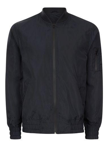 Topman Mens Navy Lightweight Bomber Jacket