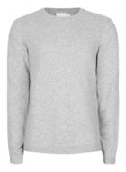 Topman Mens Premium Grey Slim Fit Soft Touch Sweater